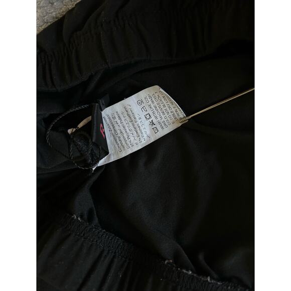 Romwe Powerpuff Girls Cartoon Letter Graphic Biker Black Shorts Plus Size 3XL - Picture 13 of 14